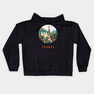 France Europe Kids Hoodie